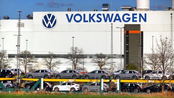 Volkswagen manufacturing plant in Germany